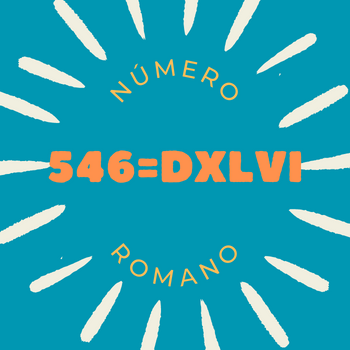 546 em número romano