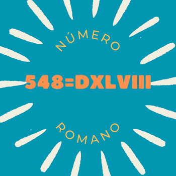 548 em número romano