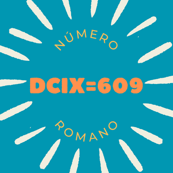 Número romano DCIX