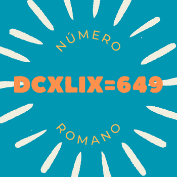 Número romano DCXLIX