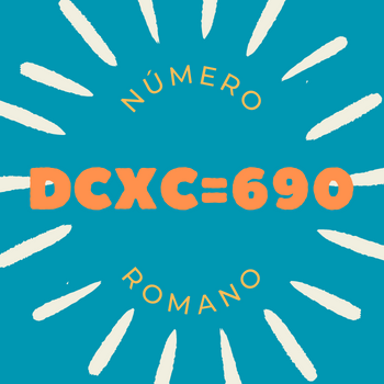 Número romano DCXC