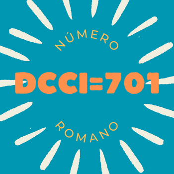 Número romano DCCI