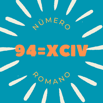 94 em número romano