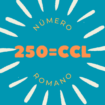 250 em número romano