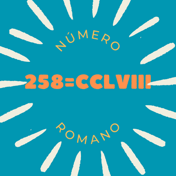 258 em número romano