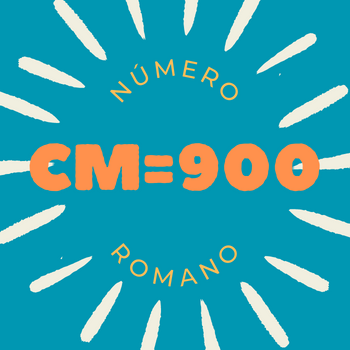 Número romano CM