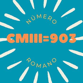 Número romano CMIII