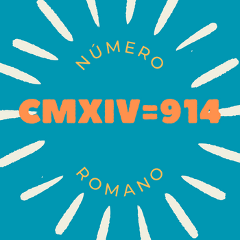 Número romano CMXIV