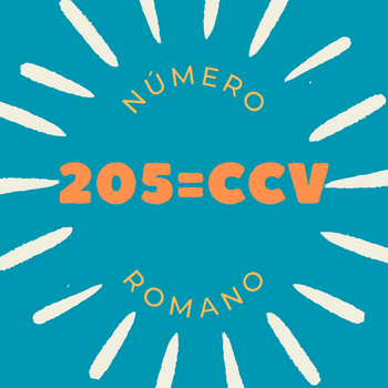 205 em número romano