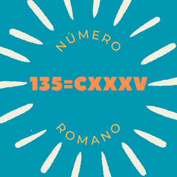 135 em número romano