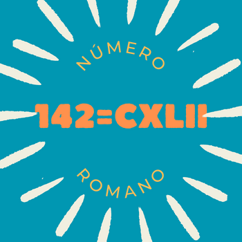 142 em número romano