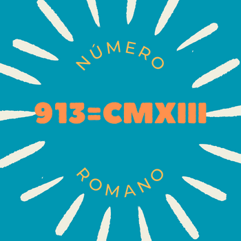 913 em número romano