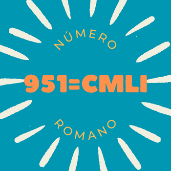 951 em número romano