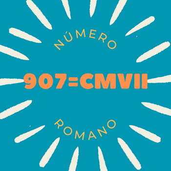 907 em número romano