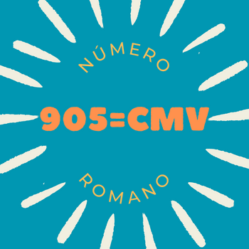 905 em número romano