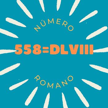 558 em número romano