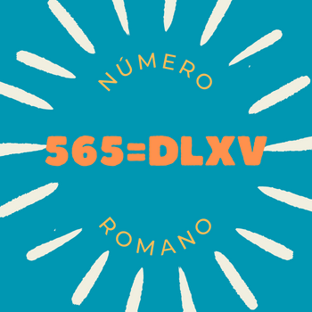 565 em número romano