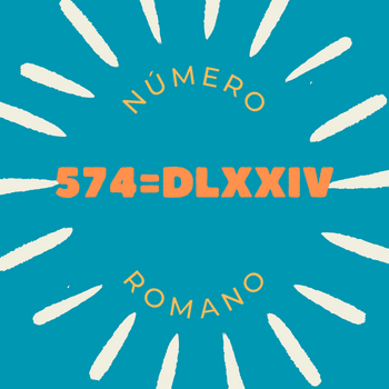 574 em número romano