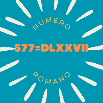 577 em número romano