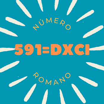 591 em número romano