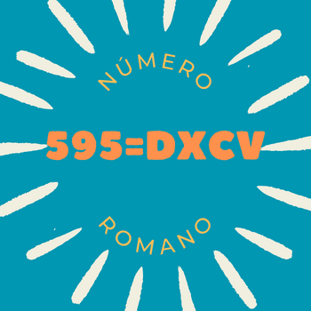 595 em número romano