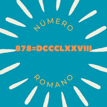 878 em número romano