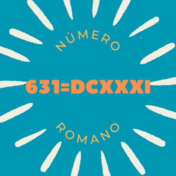 631 em número romano