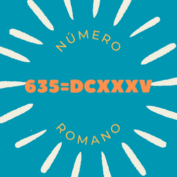 635 em número romano