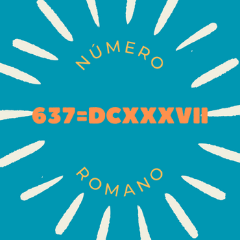 637 em número romano