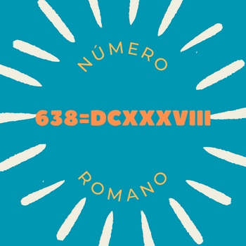 638 em número romano