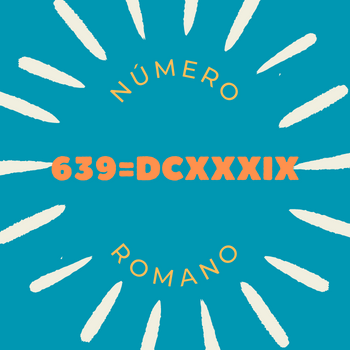 639 em número romano