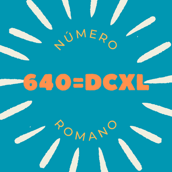 640 em número romano