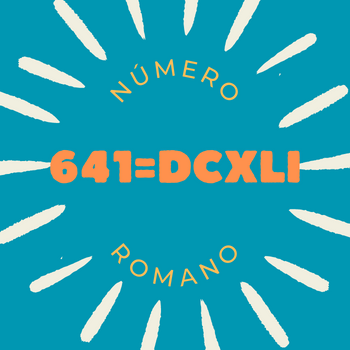 641 em número romano