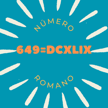 649 em número romano