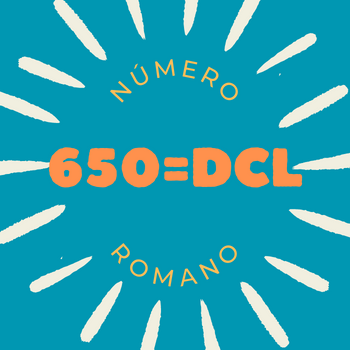 650 em número romano