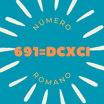 691 em número romano