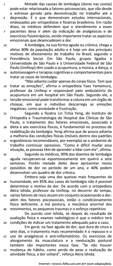 Simulado Preposições + texto 3