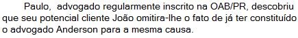 questao 2 oab estatuto oab 23 - Simulado Brasil Concurso