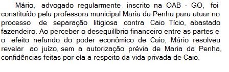 questao 7 oab estatuto oab 23 - Simulado Brasil Concurso