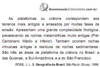 Simulado ENEM 6132  GEOGRAFIA  QUESTAO 06