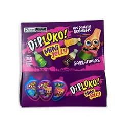 Imagem de Bala Mini Jelly Garrafinhas Rech 10G Cxx12Dpx30Un Danilla