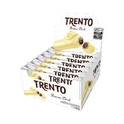 Imagem de Choc Trento Wafer 32G Branco Dark Cxx8Dpx16Un Peccin