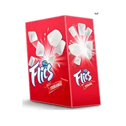 Imagem de Chicle Flics Morango Arcor Cxx24Dpx12Un