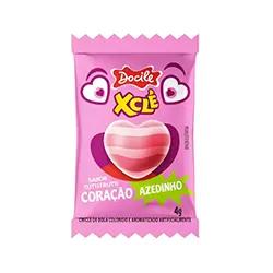 Imagem de Chicle Xcle 4G Coracao Azedinho Tutti-Frutti 20Dpx40Unx4G