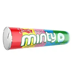 Imagem de Pastilha 29G Rollyminty Tubo Fruit Cxx24Dpx16Un Docile