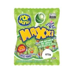 Imagem de Pirul Pop Mania Maxxi Maca Verde Cxx12Pcx24Unx28G Riclan