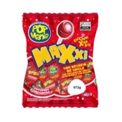 Imagem de Pirul Pop Mania Maxxi Morango Cxx12Pcx24Unx28G Riclan