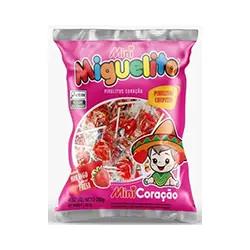 Imagem de Pirul Mini Coracao Morango 350G Cx25X50Un Miguelito