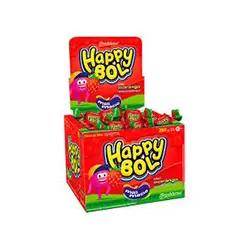 Imagem de Chicle Happy Bol 140G Morango Cx24Dpx47Un Boavistense