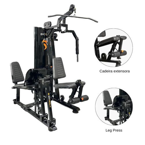Imagem de Estação De Musculação Com Leg Press